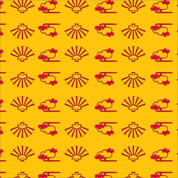 Vector chinese new year pattern 46