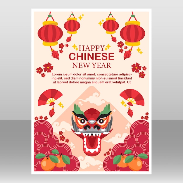 Chinese new year poster