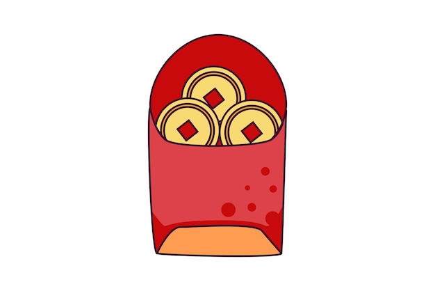 chinese new year sticker design
