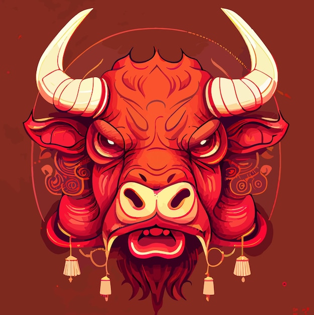 Vector chinese new year symbol illustration chinese zodiac animal