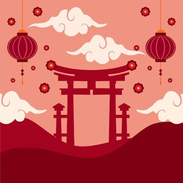 Chinese new year theme background