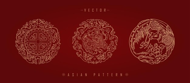 Chinese new year traditional patterns