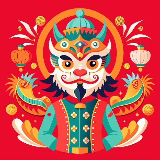 Vector chinese new year unique vector design 07