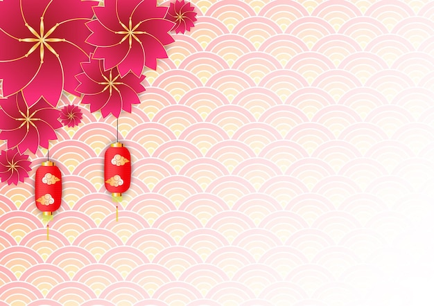 Vector chinese new year wallpaper background