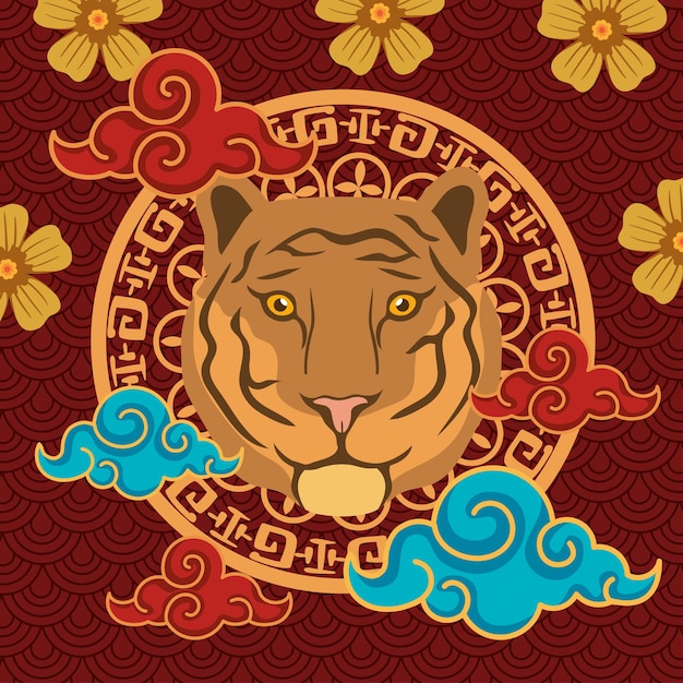 Chinese nieuwjaarsposter