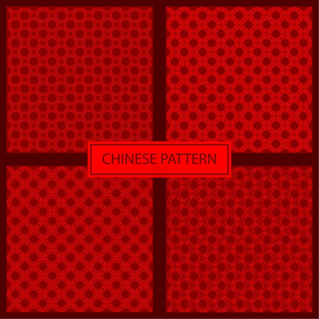 Chinese pattern set