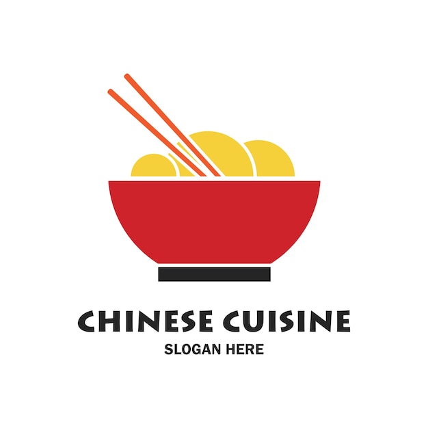 Chinese restaurant logo and emblem