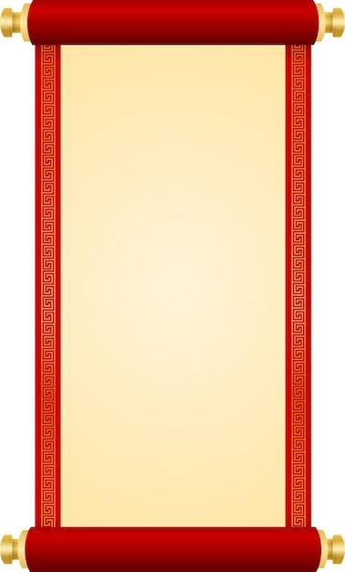 Chinese style scroll