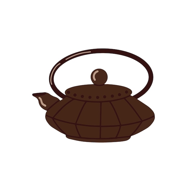 Chinese teapot Vector illustration