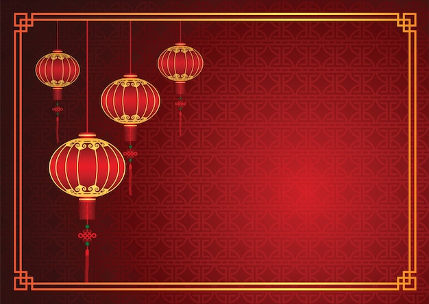 Vector chinese template