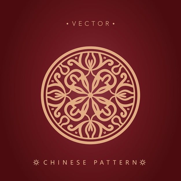 Vector chinese traditional decorative patterns