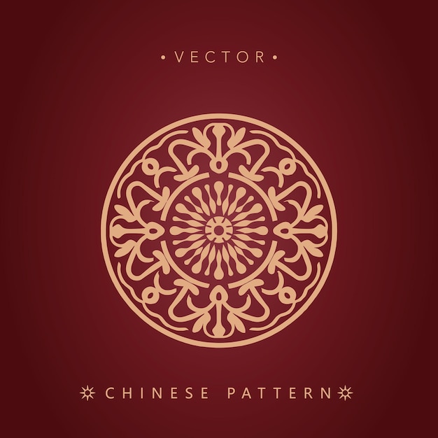 Vector chinese traditional decorative patterns