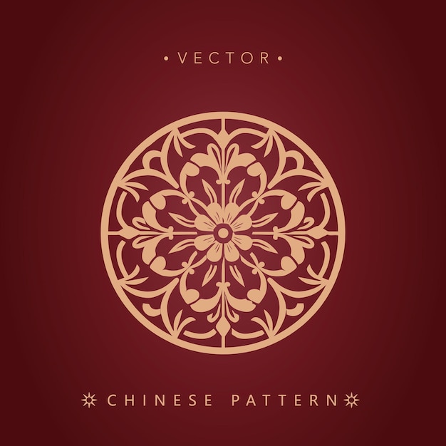 Vector chinese traditional decorative patterns