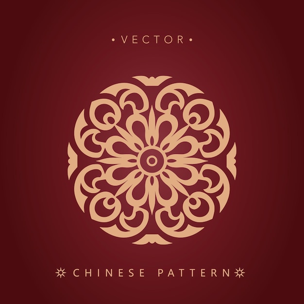 Vector chinese traditional decorative patterns