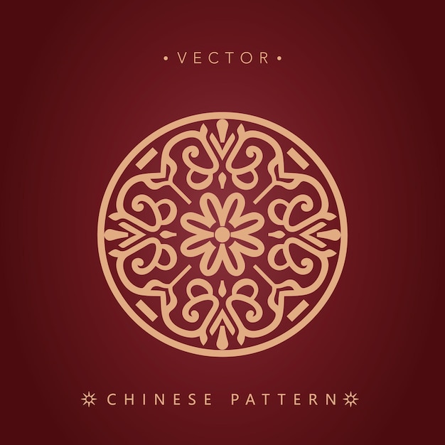 Vector chinese traditional decorative patterns