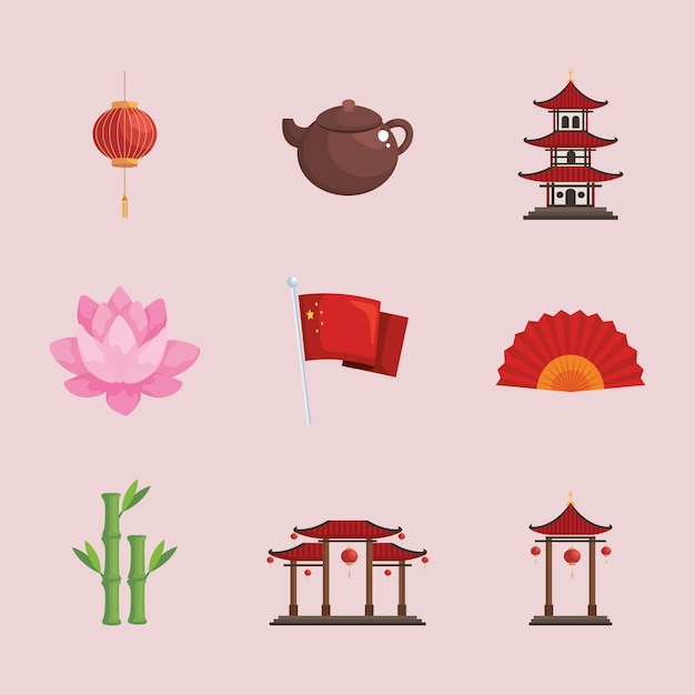 Chinese traditional icons