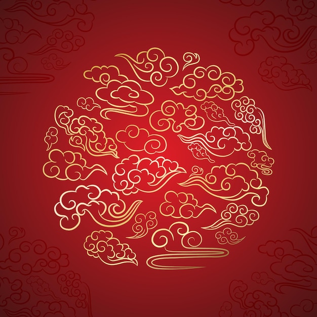 Vector chinese traditional patterns