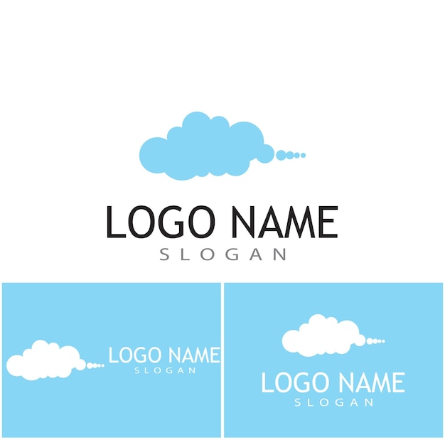 Chinese wolken Logo Template vector symbool ontwerp