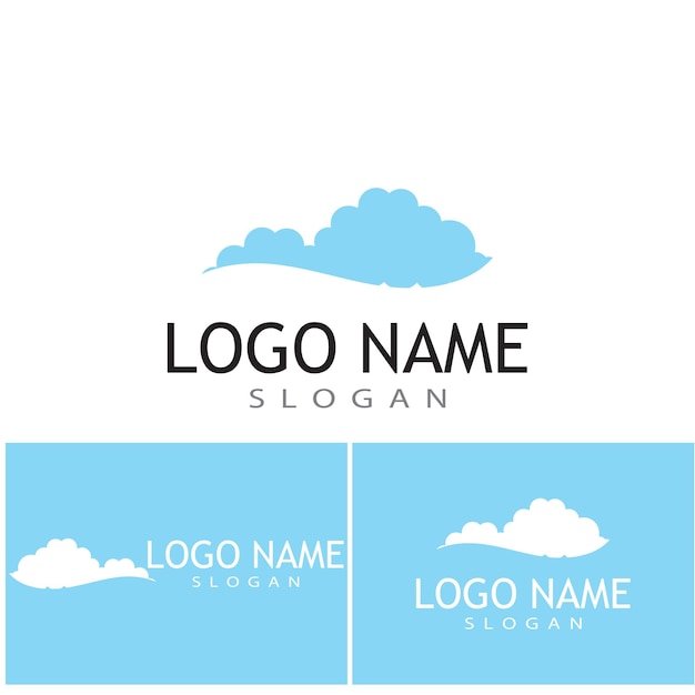 Chinese wolken Logo Template vector symbool ontwerp