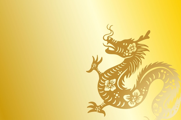 chinese year of the dragon background material