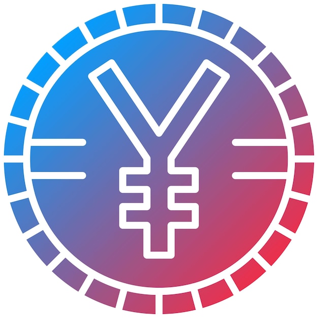 Vector chinese yuan icon vector image can be used for fintech