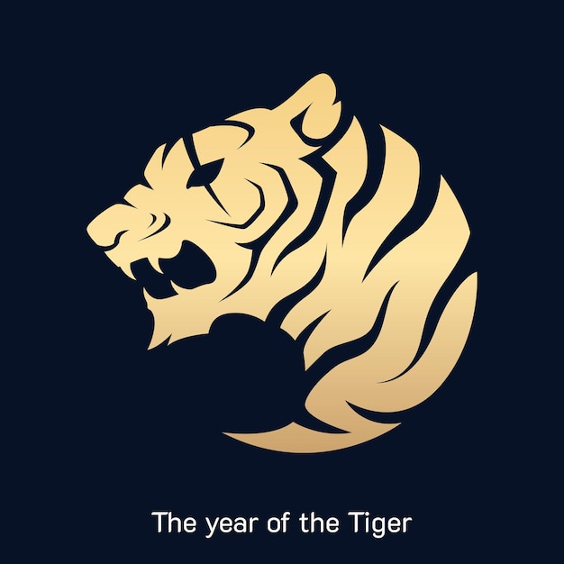 Vector chinese zodiac sign year of the tiger