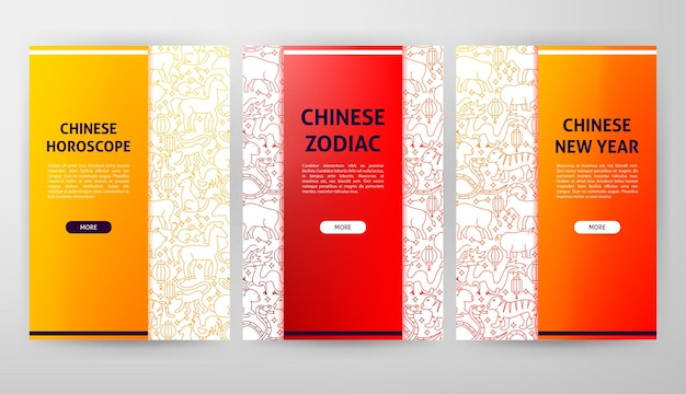 Chinese zodiac web design