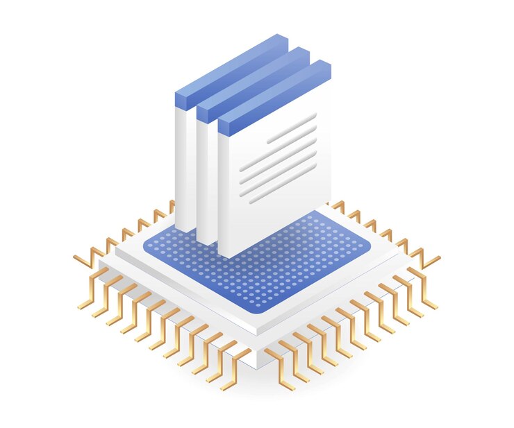Vector chip data server and network