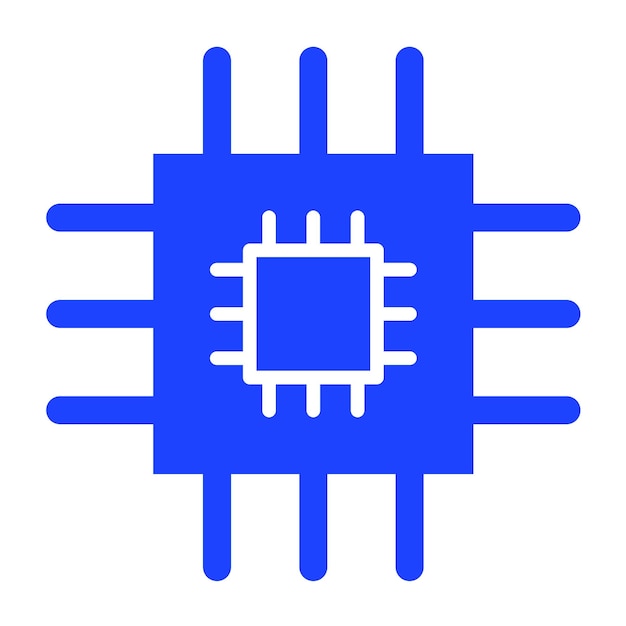 Chip Vector Icon Design Illustration