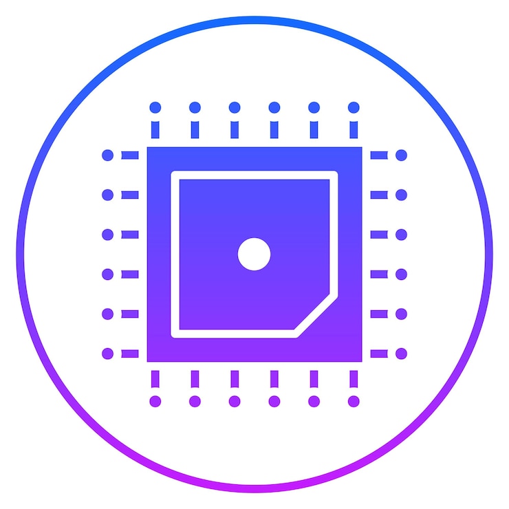 Vector chip vector illustration