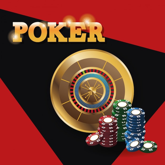 Chips and roulette icon