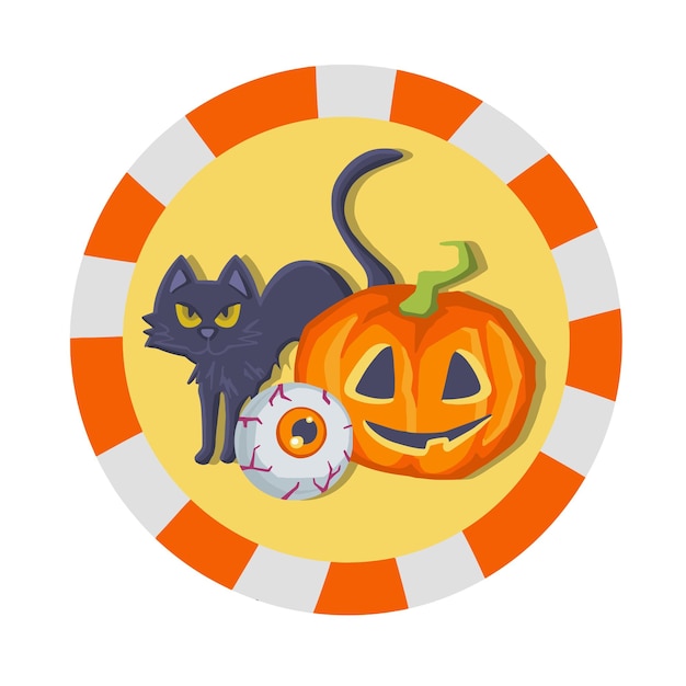 Chips stickers halloween horror movie