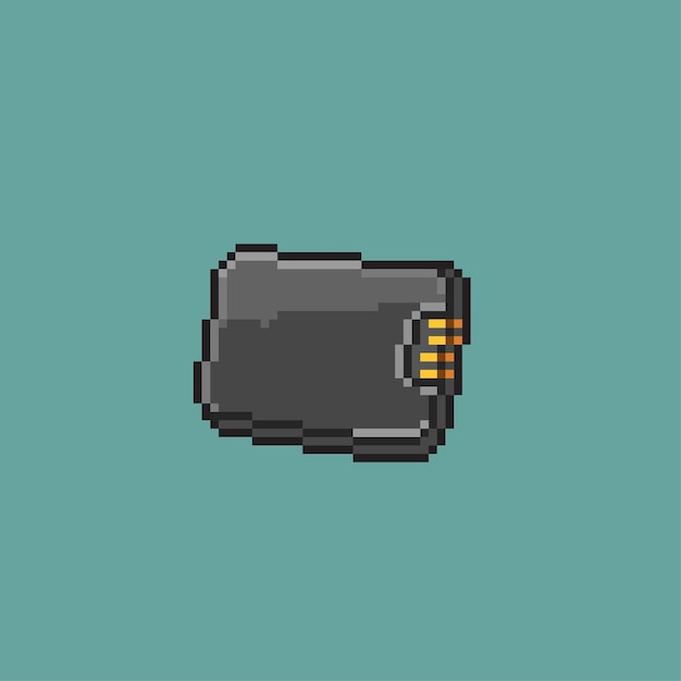 chipset card in pixel art style