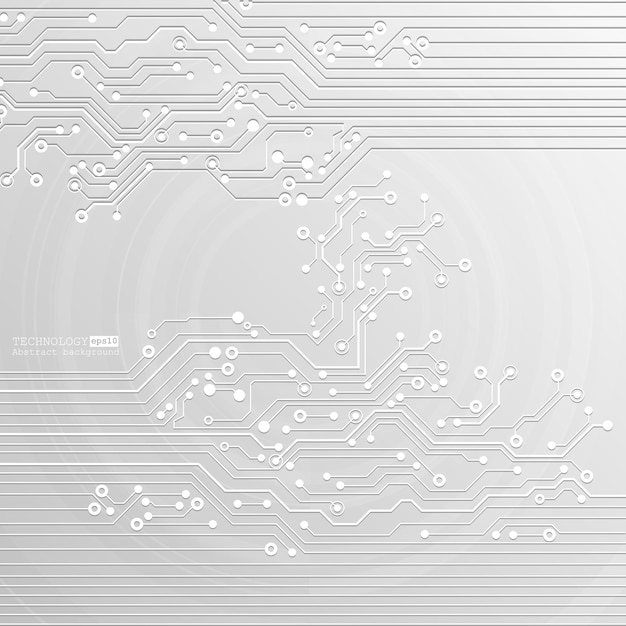 チップセット回路基板技術的要素を持つ抽象的な技術の背景