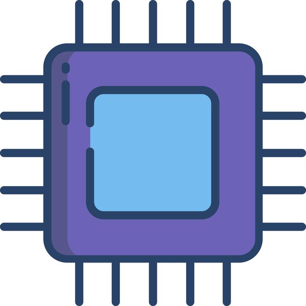 Chipsolid lineaire kleurvector illustratie