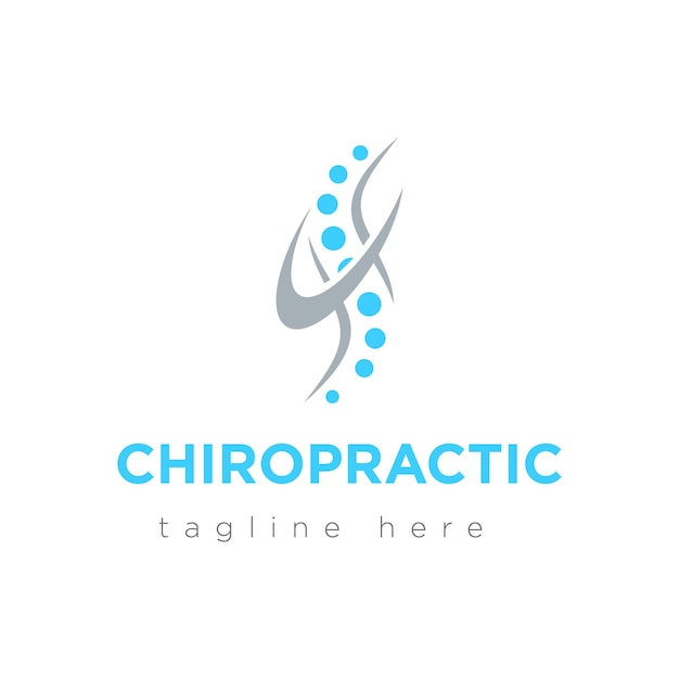 Chiropractic logo design template