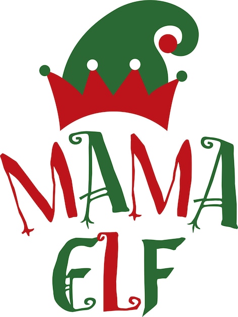 Chirstmas typografie ontwerp afdrukken voor t-shirt sweatshirt mok banner poster enz