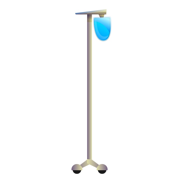 Vector chirurgie dropper stand icoon cartoon van chirurgie dropper staan vector icoon voor webontwerp geïsoleerd op witte achtergrond