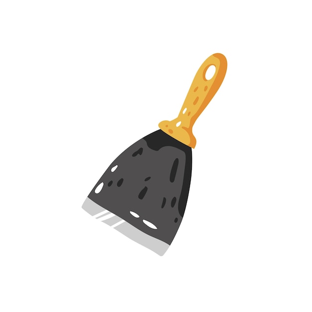 Vector chisel cartoon vector illustration