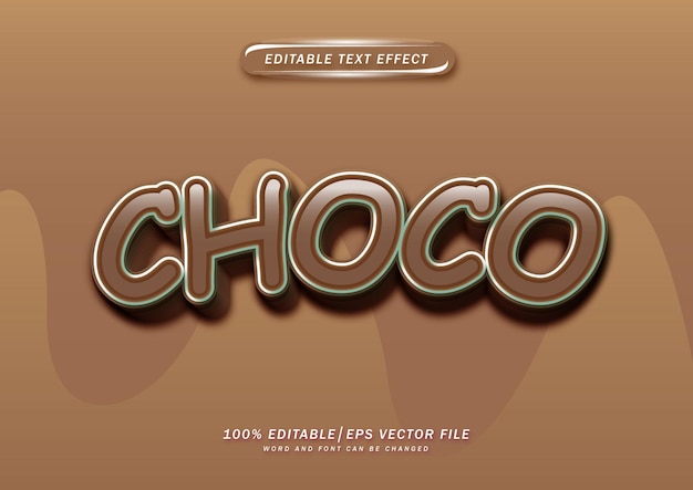 Choco text effect
