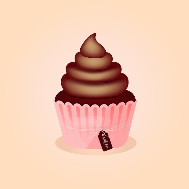 Chocolade cupcake