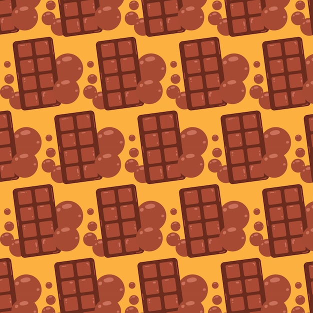 Chocolade vector patroon