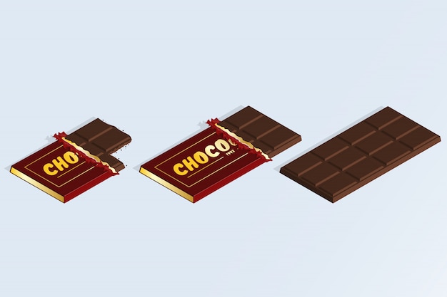 Vector chocoladereep