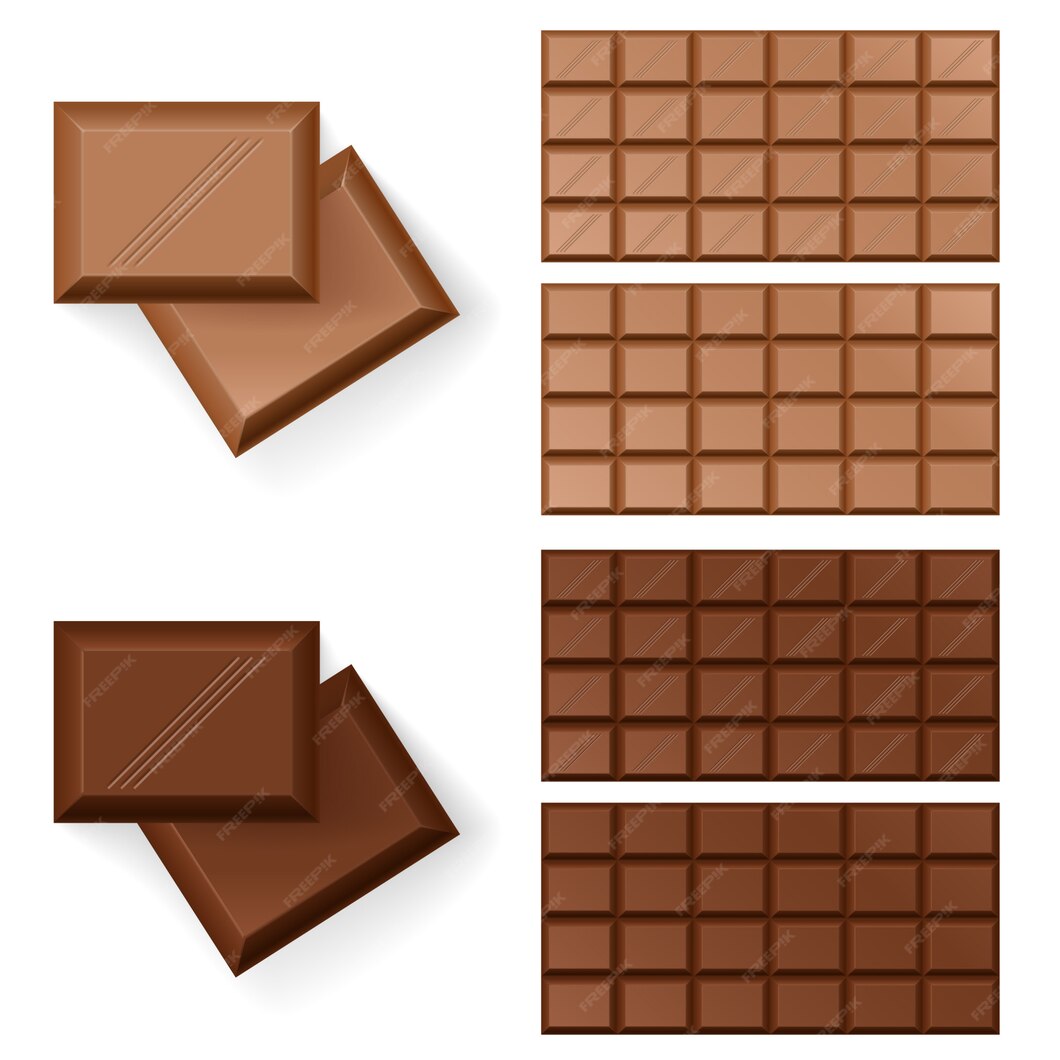 Плитка шоколад vector