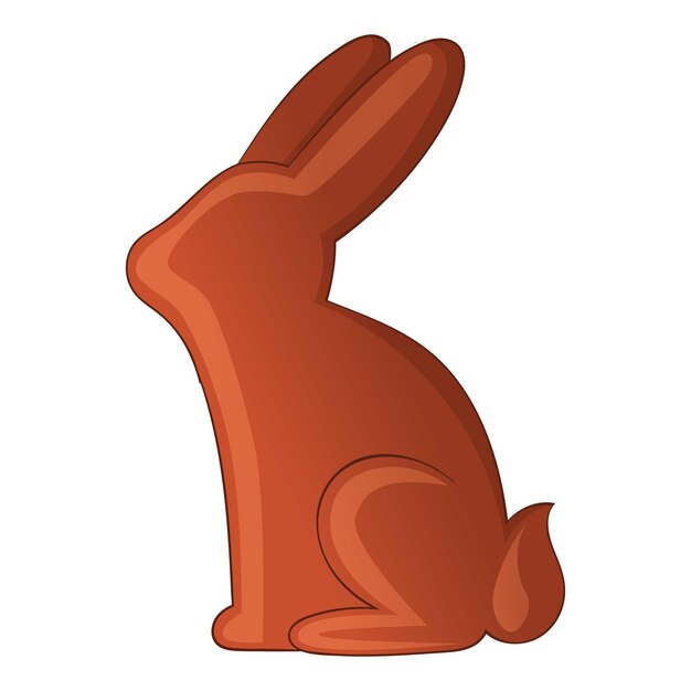 Premium Vector Chocolate bunny icon cartoon illustration of chocolate bunny vector icon for web