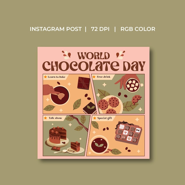 День шоколада Социальные сети
