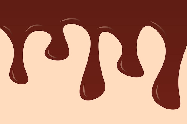 Chocolate dripping background