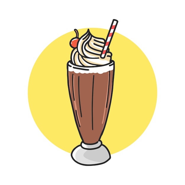 Chocolate float cartoon