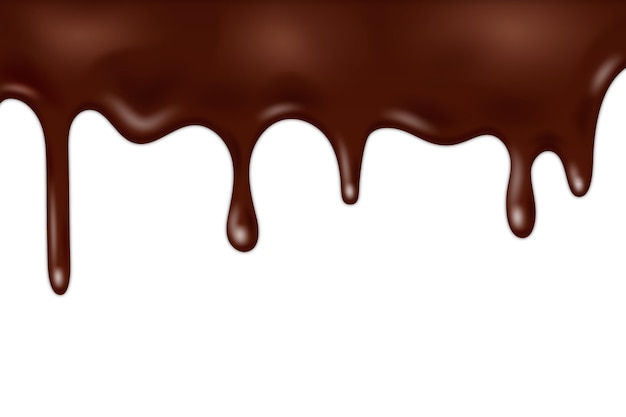 Vector chocolate flowing glaze background design