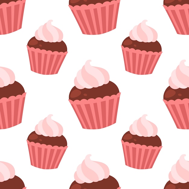 Chocolate muffin pattern